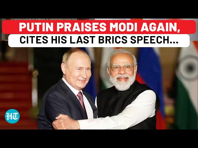 Vladimir Putin’s Big Praise For India’s PM Narendra Modi Ahead Of BRICS Summit | Watch