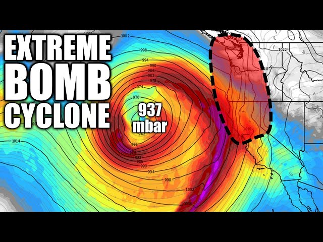 🔴BREAKING: EXTREME Bomb Cyclone Of The Century Developing...