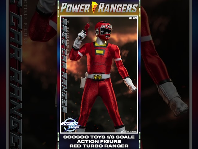 SooSoo Toys 1/6 Scale Action Figure SST-074A - Red Turbo Ranger #Shorts | Tales From The Grid