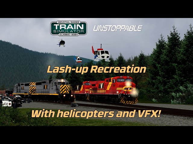 [4K] Train Simulator Classic | Unstoppable Lash-Up Recreation [+ CZ subtitles]