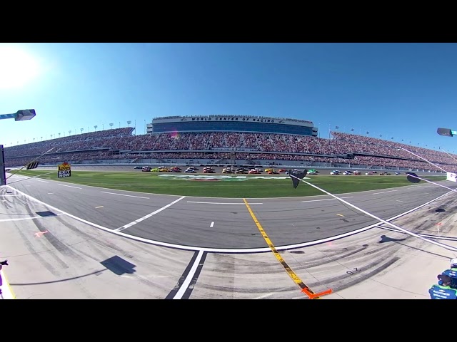 360 Video Daytona 500 Green Flag