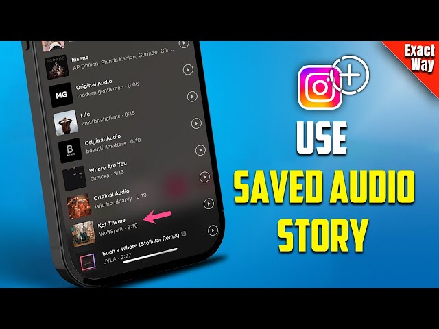 How to Use Saved Audio on Instagram Story (2024)