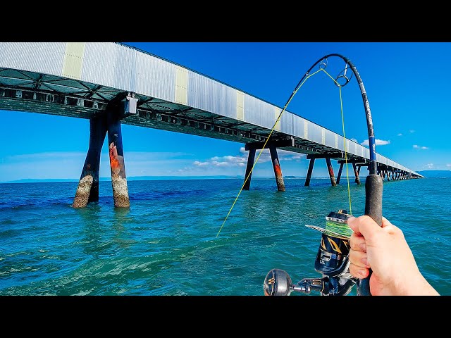 Fishing the longest jetty in the Southern Hemisphere