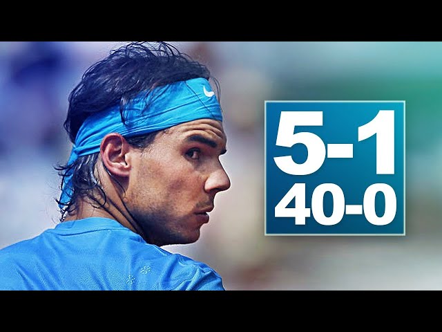 😱 El día que RAFA NADAL REMONTÓ un partido estando 1-5, 0-40 abajo 😱