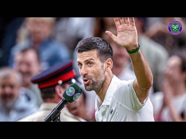 Novak Djokovic's Fiery On-court Interview After Holger Rune Win | Fourth Round | Wimbledon 2024