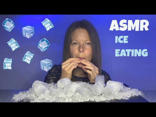 ICE MUKBANG: SATISFYING CRUNCHY SOUNDS | ICE EATING ASMR