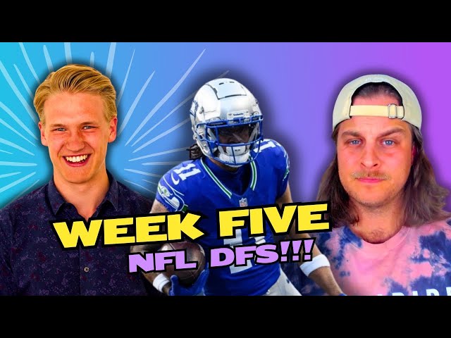 Week Five NFL DFS DraftKings Game-By-Game Daily Fantasy Football Breakdown w/ Jakob Sanderson