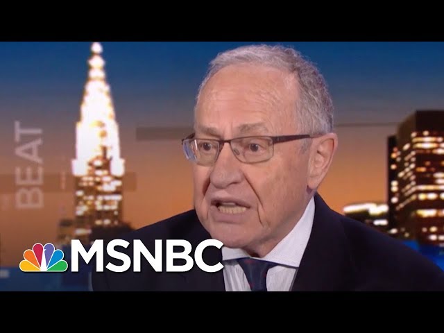 Dershowitz: Sean Hannity Wrong For Keeping Trump Lawyer's Secret | The Beat With Ari Melber | MSNBC