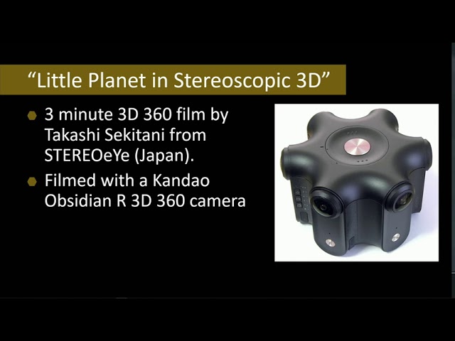 SD&A 2020: Remastering 360 degree 3D video into 16:9 3D format