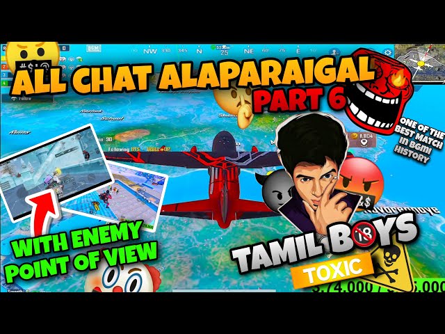 ALL CHAT alaparaigal | part - 6 #bgmi  #bgmilive  #madanop  #madan  #bts