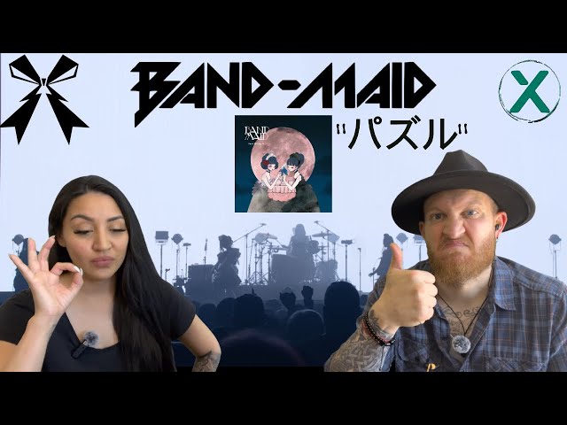 FIRST time REACTING to PUZZLE OFFICIAL LIVE- BAND-MAID!!!