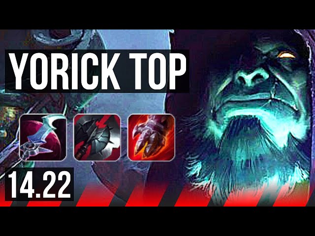 YORICK vs GNAR (TOP) | 6/2/6 | KR Diamond | 14.22