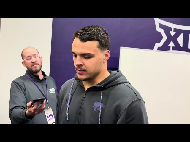 Austin Romaine Postgame vs Kansas