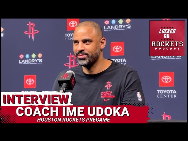 Ime Udoka | Pregame Houston Rockets Vs Indiana Pacers | 2023-2024 NBA Season