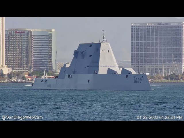 USS Zumwalt (DDG-1000) Outbound