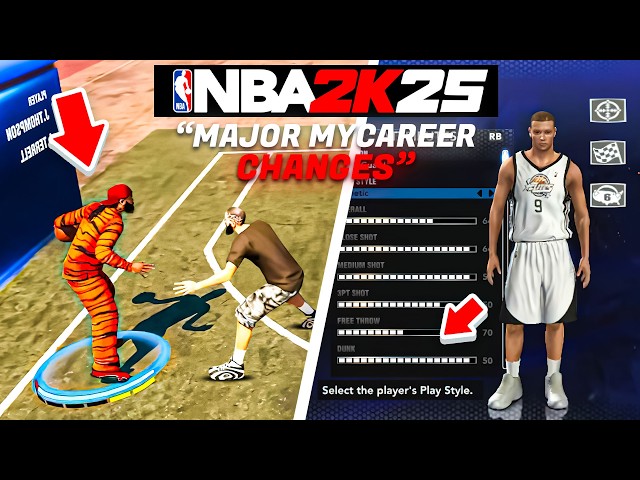 NEW NBA2K25 MYCAREER CHANGES & NEW BASKETBALL GAME!! 😱😍