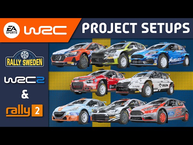 Rally SWEDEN | WRC2/Rally2 | Project SETUPS  [EA Sports WRC]