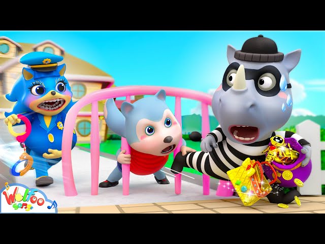 Bad Guy, Don't Run‼️ Police Officer Girl Song | Rescue Mission Song | Baby Songs | Wolfoo Kids Songs