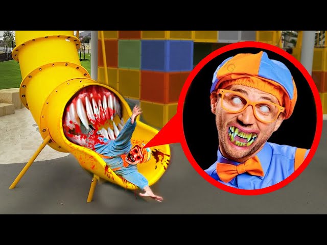 DROHNE CATCHES SLIDE EATER EAT BLIPPI AND VLAD AND NIKI IN REAL LIFE!