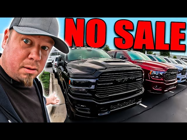 Car Dealers Are Getting What They Deserve! NO SALES EVERYWHERE!