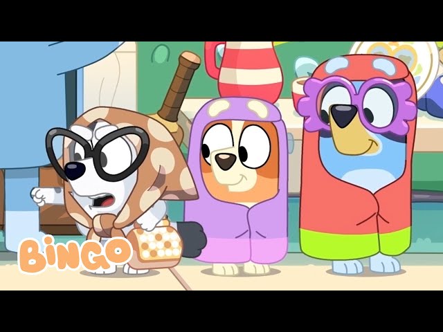 Chaotic Cousin Moments! 😆 🧡 | Bluey, Bingo, Muffin, and Socks! 💜 | Bingo - Official Channel