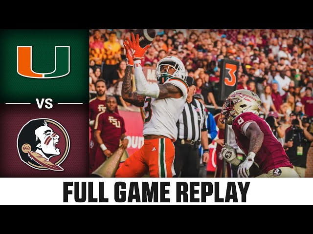 Miami vs. Florida State Full Game Replay | 2023 ACC Football