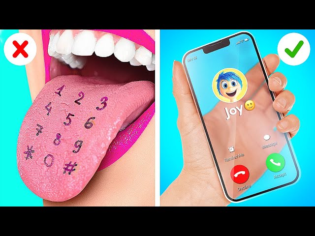 FUN PHONE DIY PROJECTS 📱💛 Crafts And Secrets For Your Phone By 123GO! LOL