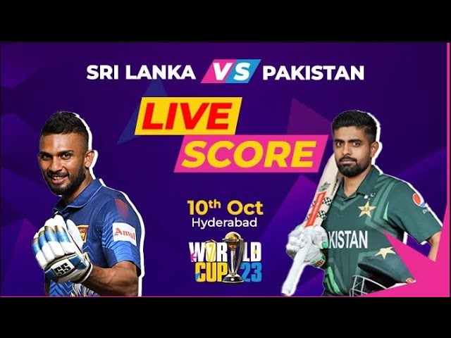 Pakistan vs Sri Lanka Live Stream | ODI Match | Today | 10 October 2023