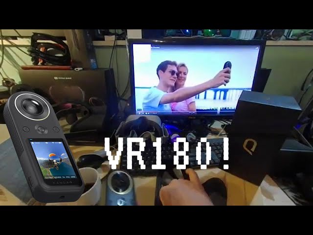 #VR180 Unboxing of QooCam 8K Kandao 360 Camera! Watch in Oculus Quest #WithMe