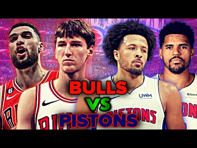 Chicago Bulls vs Detroit Pistons | NBA | Live Stream Commentary