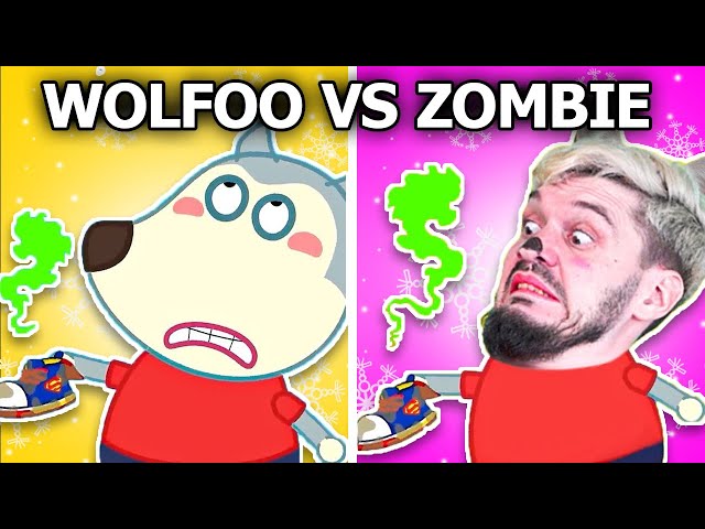 Wolfoo VS Zombie | TOP 9 FUNNIEST MOMENTS OF WOLFOO - WOLFOO WITH ZERO BUDGET! | WOA PARODY