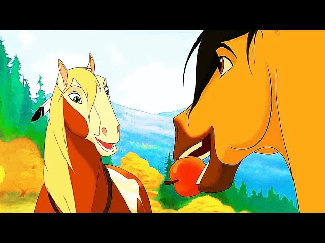 Horses In Love Scene | SPIRIT STALLION OF THE CIMARRON (2002) Movie CLIP HD