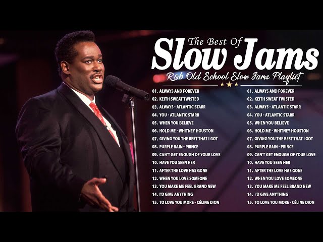 R&B Slow Jams Mix - Best R&B Bedroom Playlist - Luther Vandross, Keith Sweat, Kc & Jojo, Boyz II Men