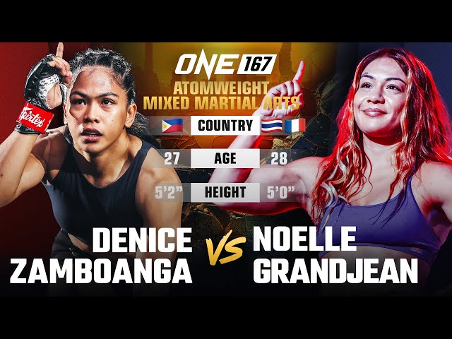 Denice Zamboanga vs. Noelle Grandjean | MMA Full Fight