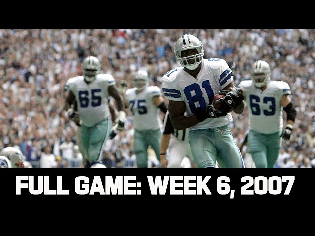 T.O. vs. Randy Moss! Cowboys vs. Patriots Week 6, 2007 FULL GAME