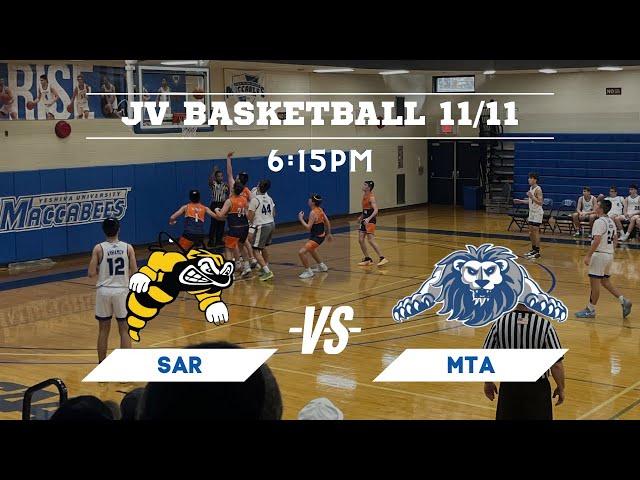 MTA Lions vs SAR Sting JV Basketball 11/11 6:15 PM