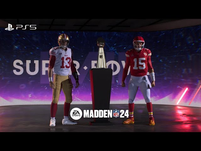 EA Sports™ Madden NFL 24 🏉 San Francisco 49ers VS Kansas City Chiefs - Super Bowl PS5 GamePlay