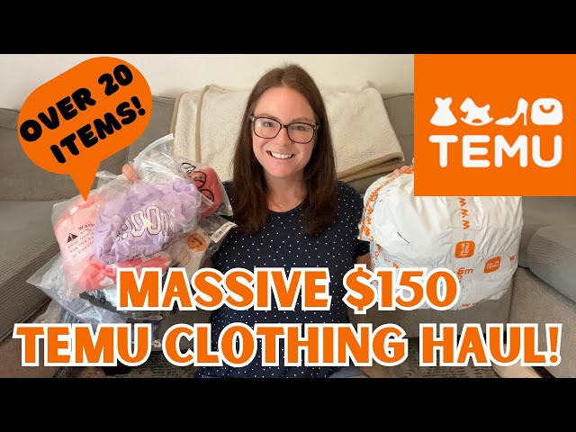 MASSIVE $150 TEMU KIDS CLOTHING HAUL