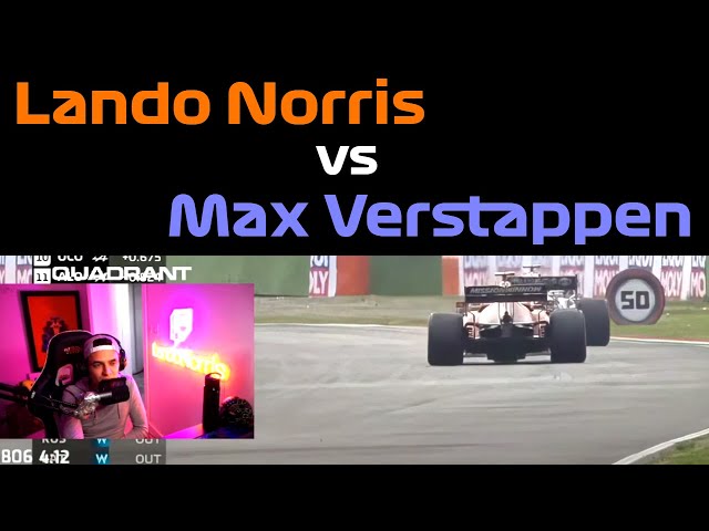 Lando Norris talks about overtaking Max Verstappen