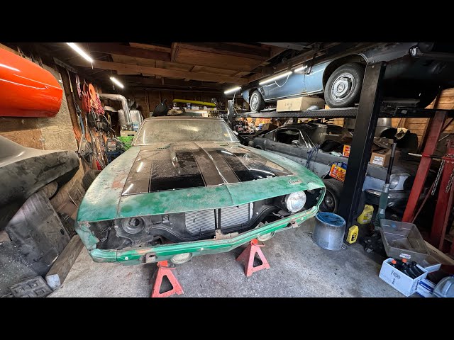 1969 camaro, scraps all  hooked up ready to start. Just a little problem.