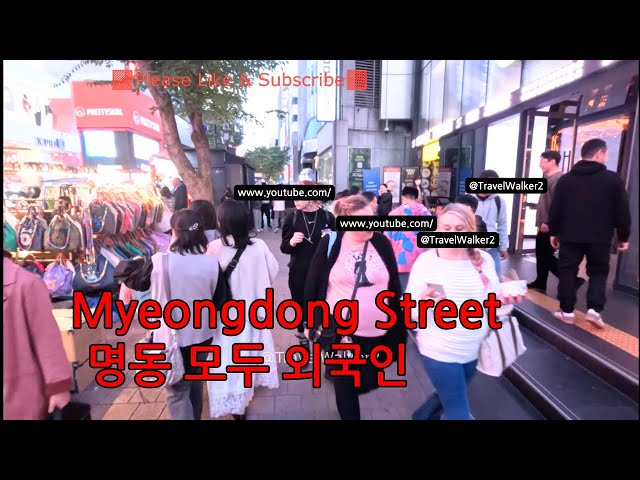 43) Myeongdong Street in Seoul is the most visited by tourists 明洞通り #korea #travel #trip #tour