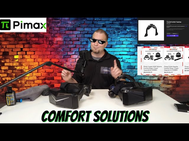 Pimax Crystal & Crystal Light the most comfortable headset EVER* Bonus Anti-fog Tips