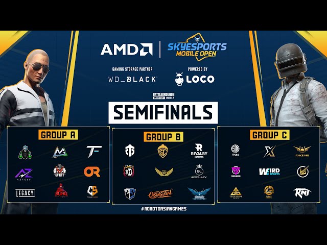 AMD Skyesports Mobile Open Powered By Loco | Semi Finals BGMI Day 1 | ft. Soul, GODLIKE, XSPARK