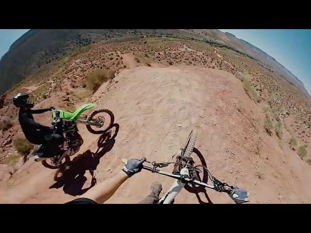 Performance in Action - 360 VR - Nicholi Rogatkin and Ethan Nell racing each other in Utah