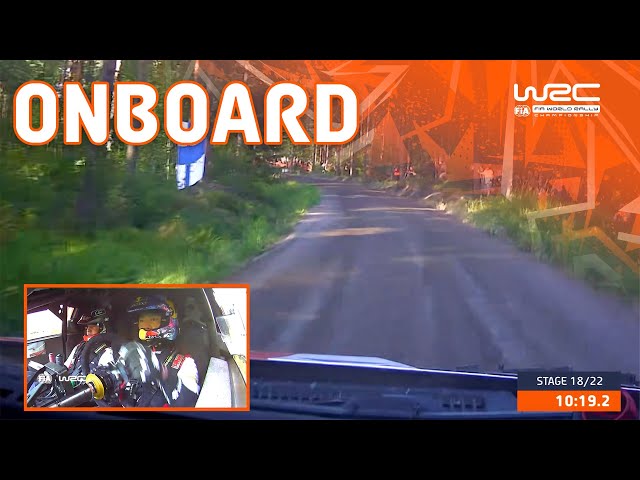 FULL ONBOARD - SS18 Katsuta/Johnston | WRC Secto Rally Finland 2023