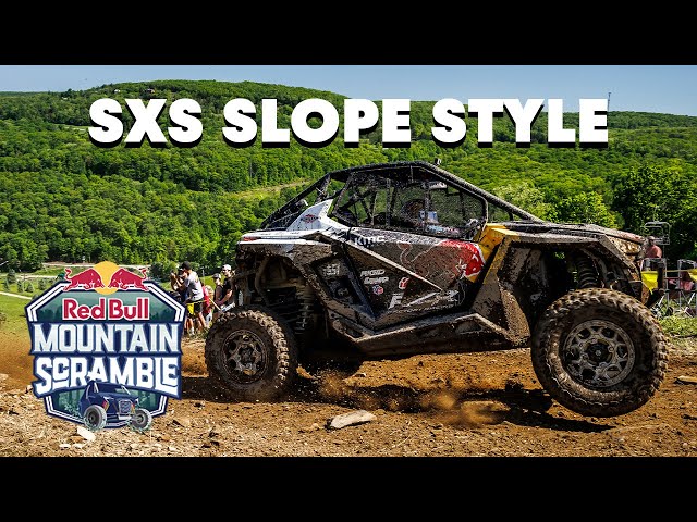 SxS VS. Ski Slope INSANE Course #RedBullMountainScramble | #ScrambleStories Ep 2