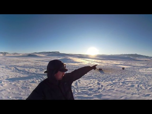 City Walks: 4K 360 Fusion - Park County Montana Farm walk on COLD snowy day