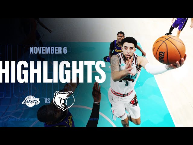 Memphis Grizzlies Highlights vs Los Angeles Lakers