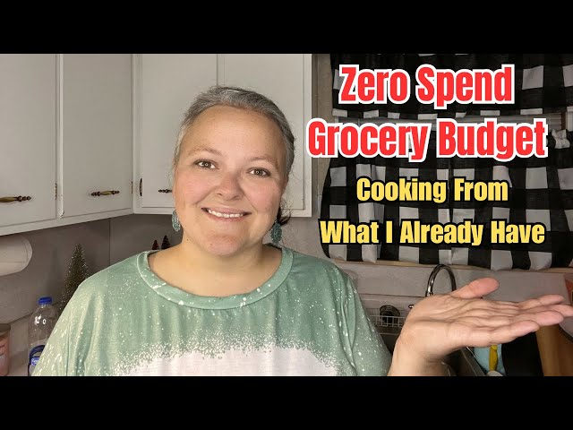 Zero Spend Grocery Budget || Cooking With What I Already Have || Pantry Cooking