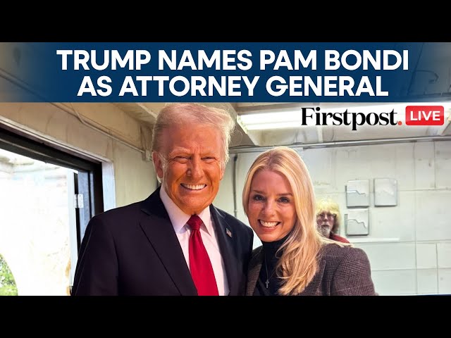 LIVE: Trump Selects Pam Bondi As Attorney General Following Matt Gaetz's Withdrawal